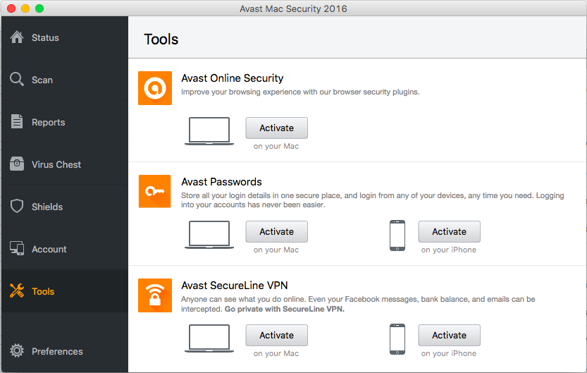 does your mac have to be on for avast to be able to do a scheduled scan